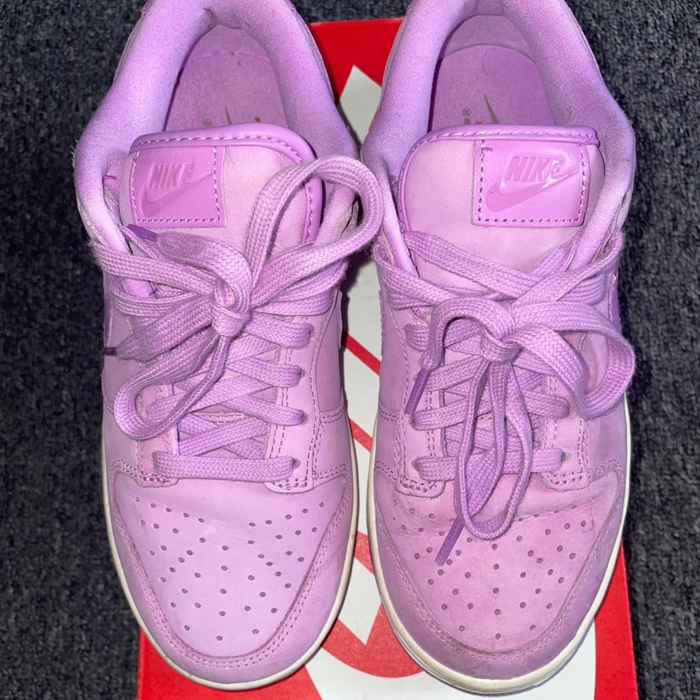 Nike Purple Dunk Low Sneakers